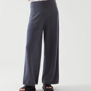 COS Gray Cashmere Lounge Pants